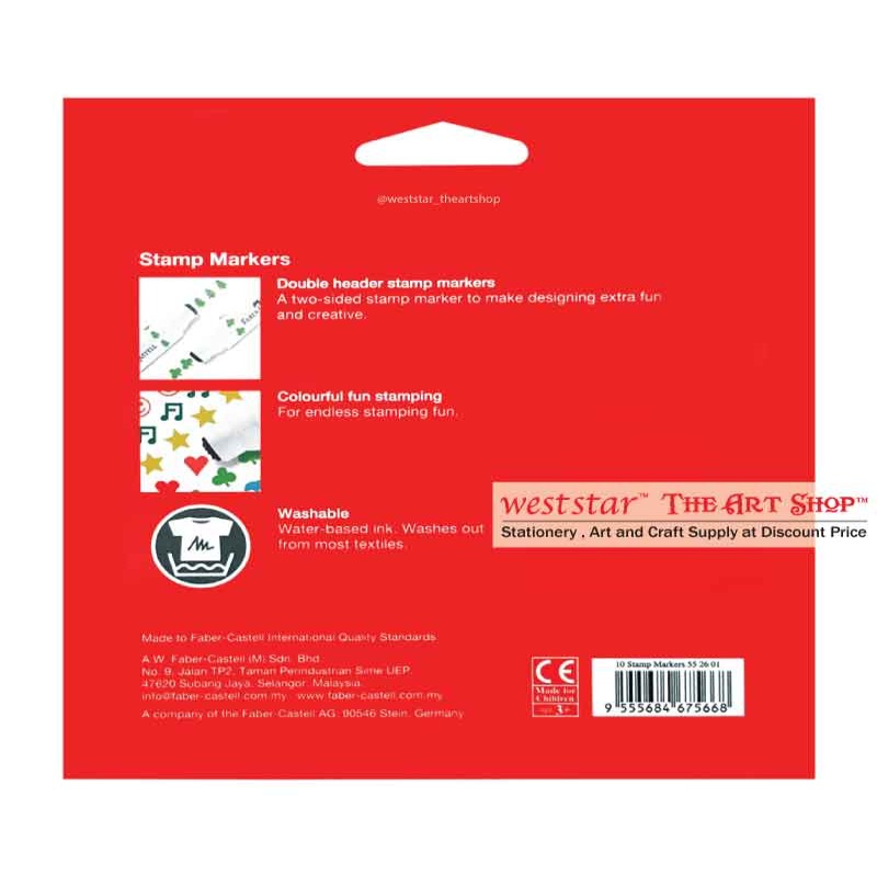 Faber Stamp Marker 10pcs