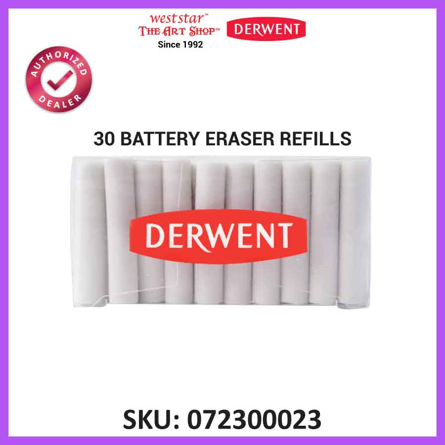 Derwent Battery Eraser Refill 30 Pack