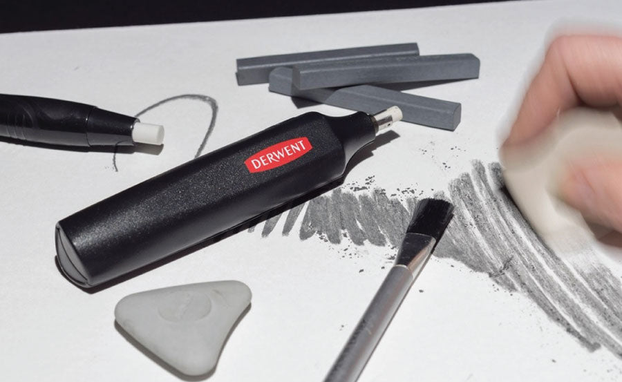 Derwent Battery Eraser , Electric Eraser + Refill