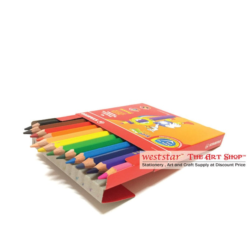 Stabilo Jumbo Color Pencil 12s
