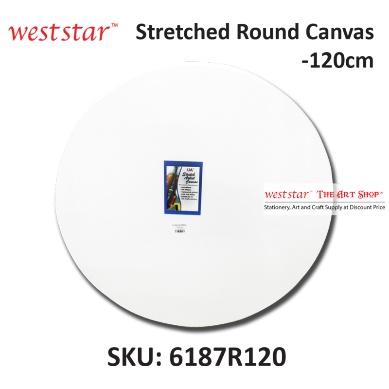 Stretched Canvas (Primed) - Linen Blend | ROUND