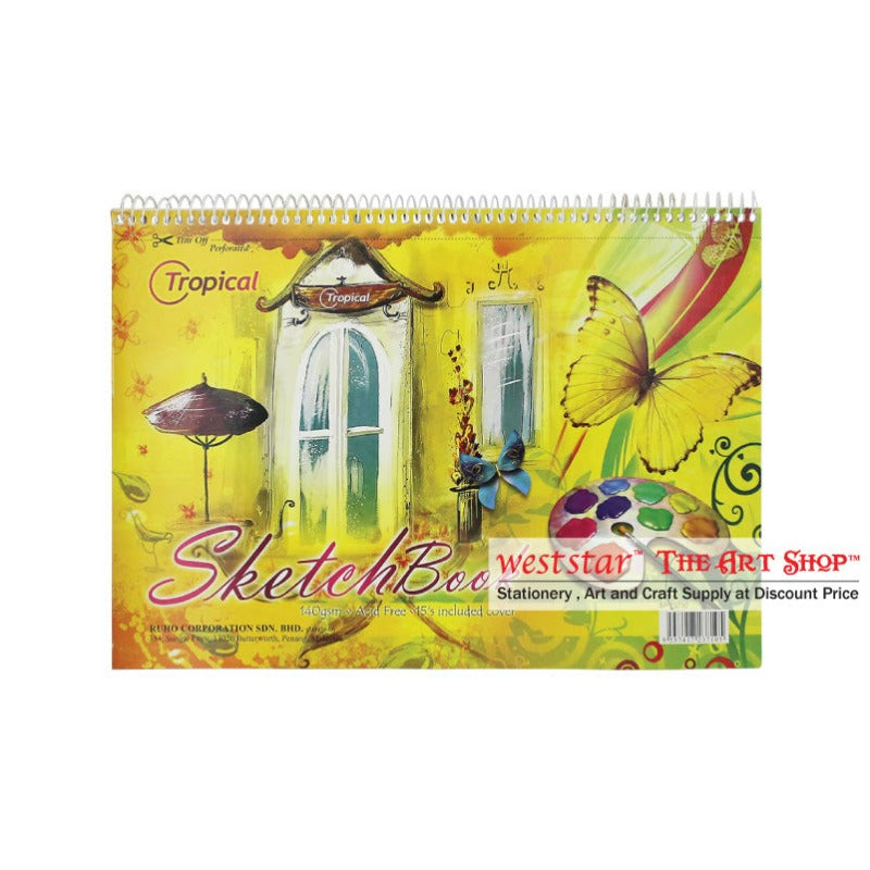 Tropical Perforated Sketch 140g B4