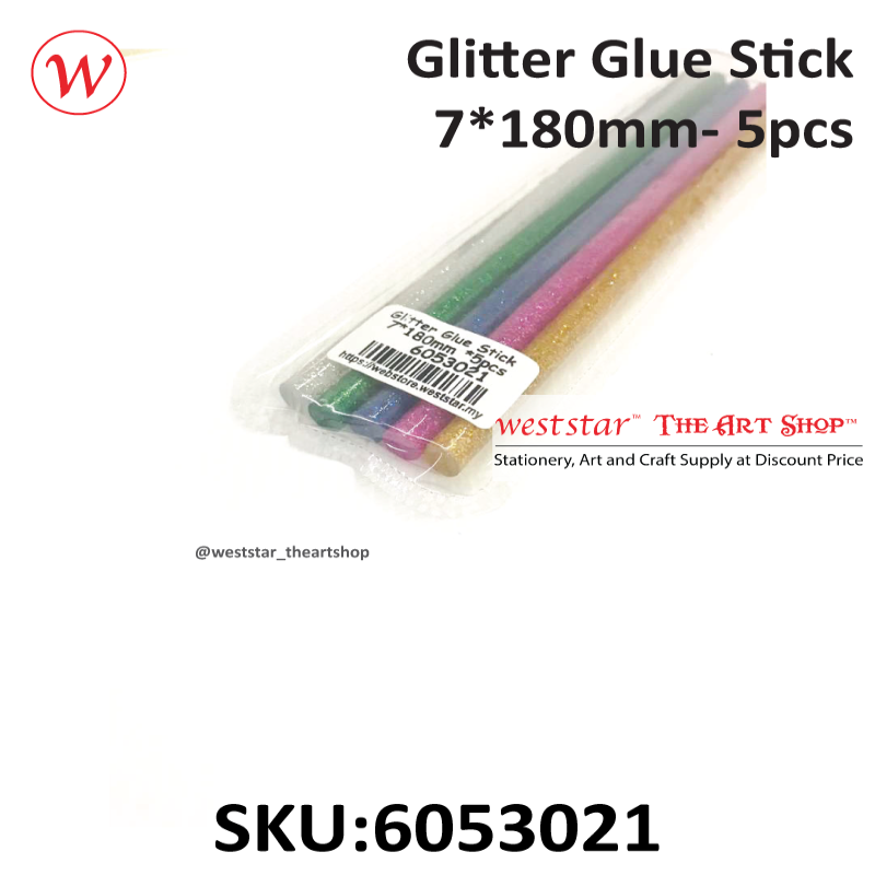 Glitter Glue Stick 7*180mm- 5pcs