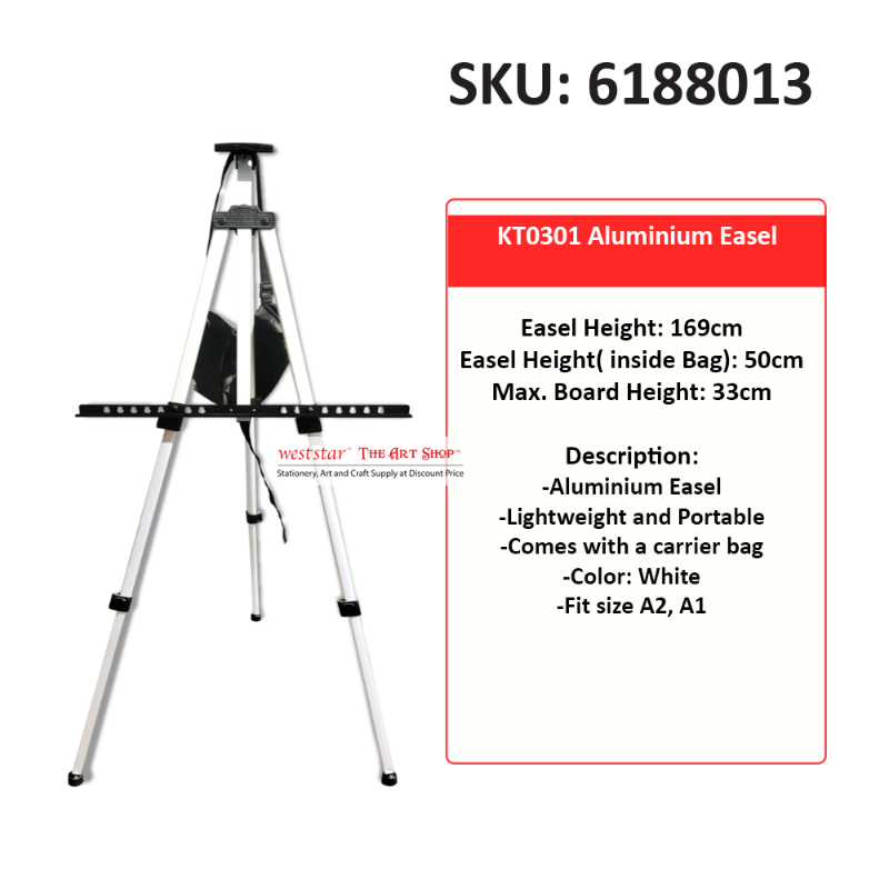 KT0301 Aluminium Easel (6188013)