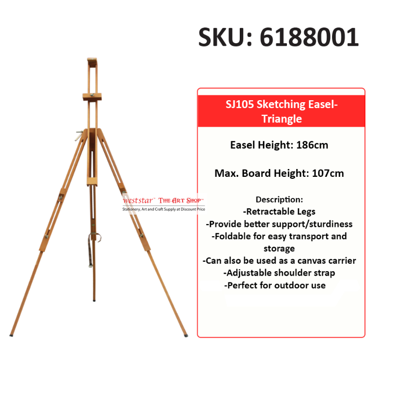 SJ105 Sketching Easel-Triangle