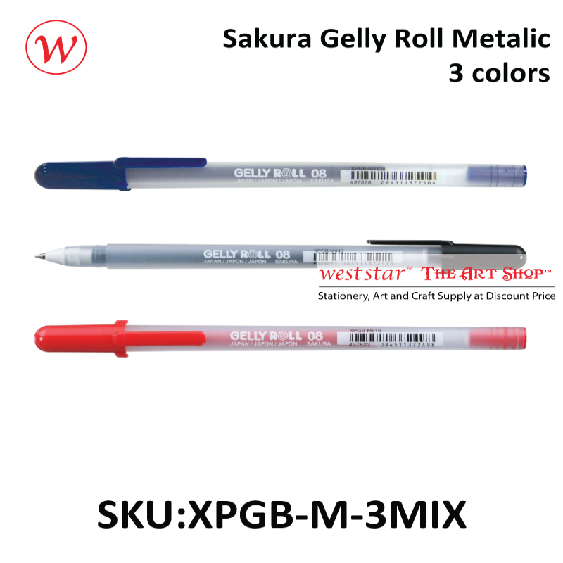Sakura Gelly Roll Metalic | 3 colors Set