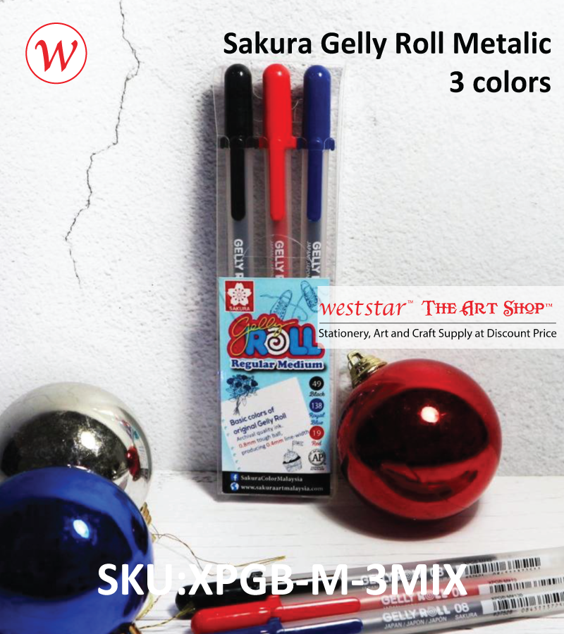 Sakura Gelly Roll Metalic | 3 colors Set