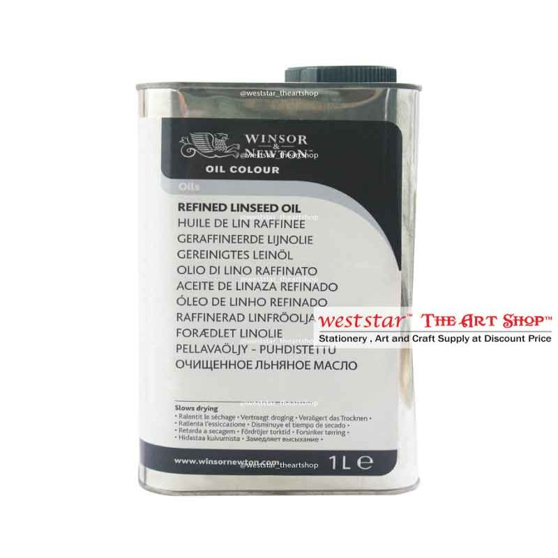 Winsor & Newton LIQUIN Refined Linseed Oil 1L