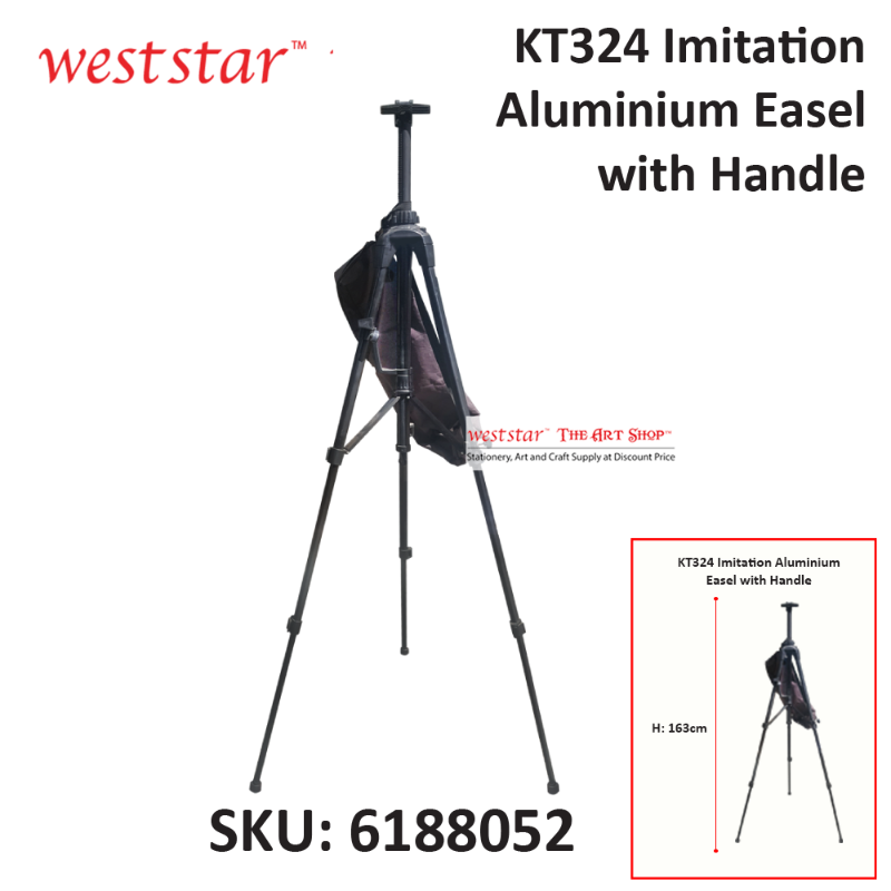 KT324 Imitation Aluminium Easel with Handle