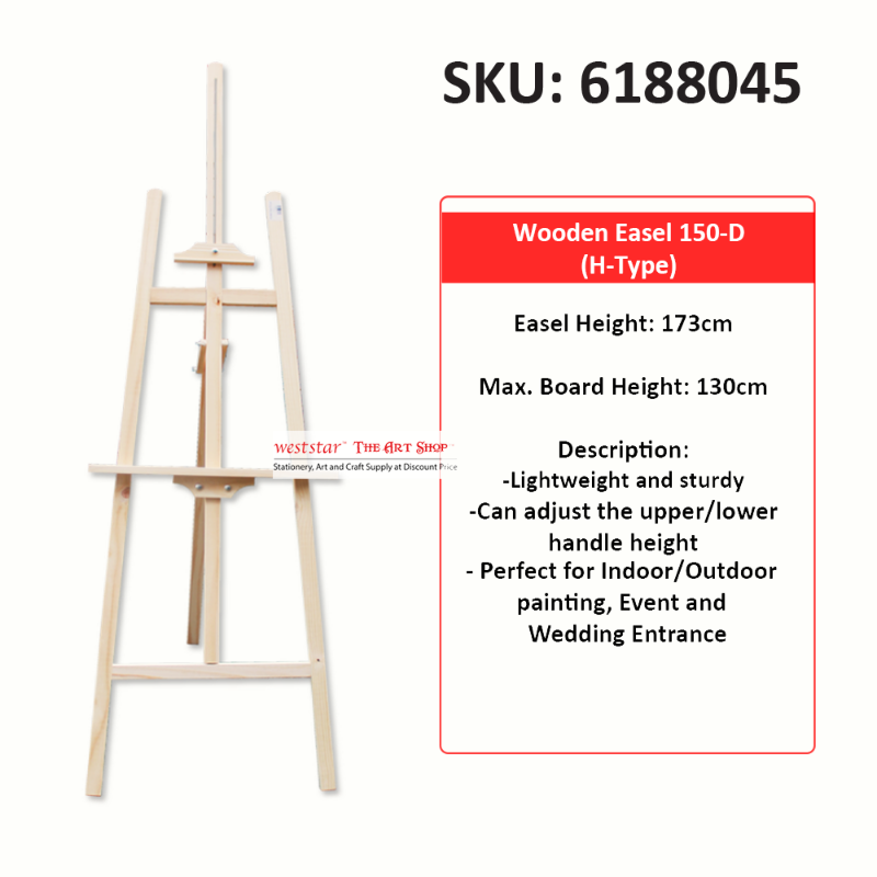 Wooden Easel 150-D (H-type) | **FAST SELLING**