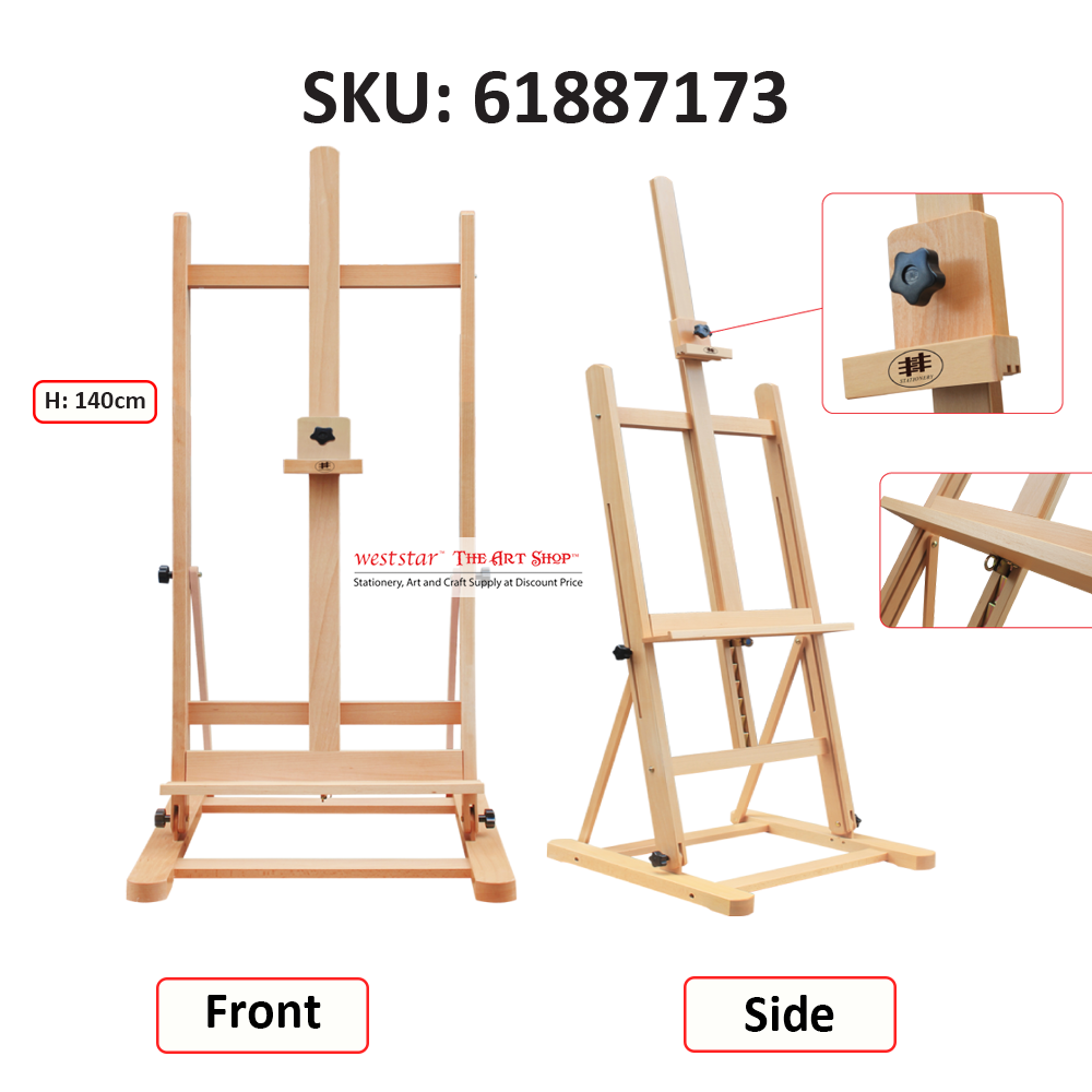 Beech Wood Studio Easel -Floor Stand W02B (61887173)