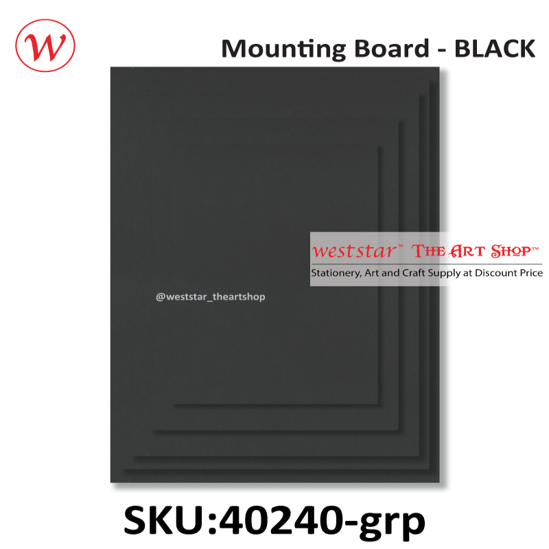 Mounting Board - BLACK