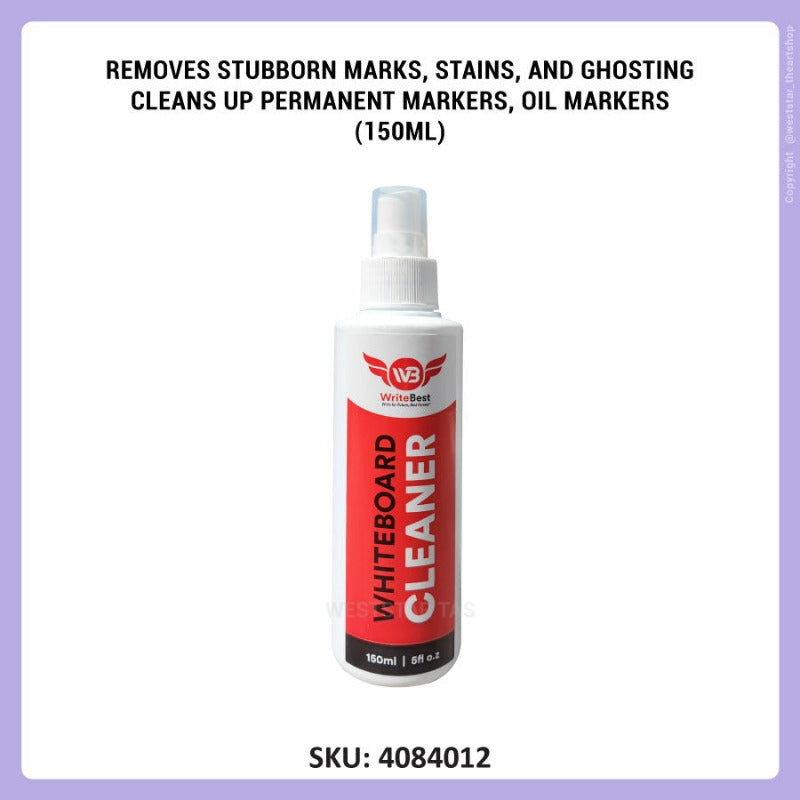 Writebest Whiteboard Cleaner White Board Cleaner (WBS150) 150ml