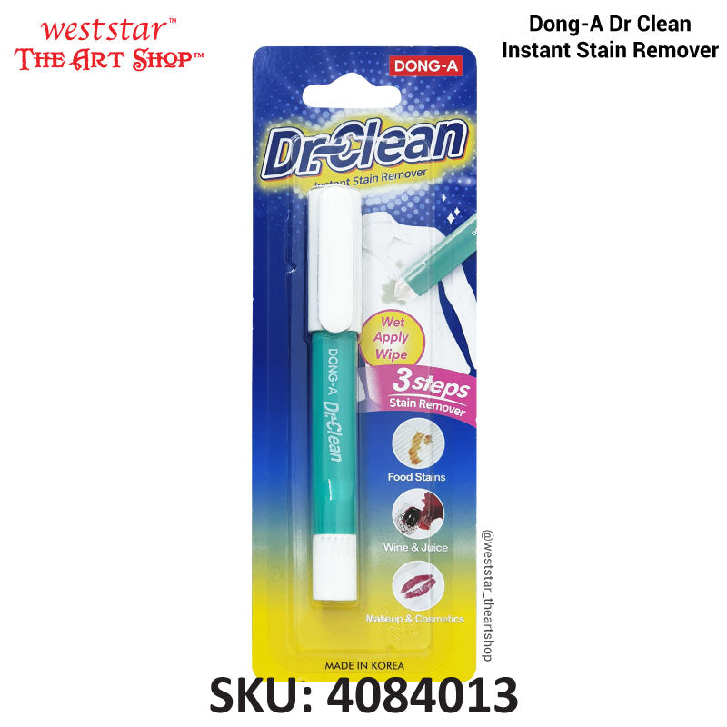 Dr Clean Instant Stain Remover (Remove stains from food, wine, juice, makeup, cosmetics etc)