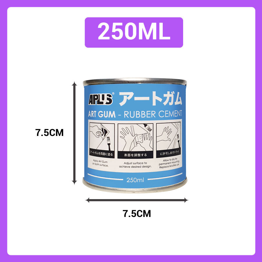 Aplus Art Gum Rubber Cement (250ml)