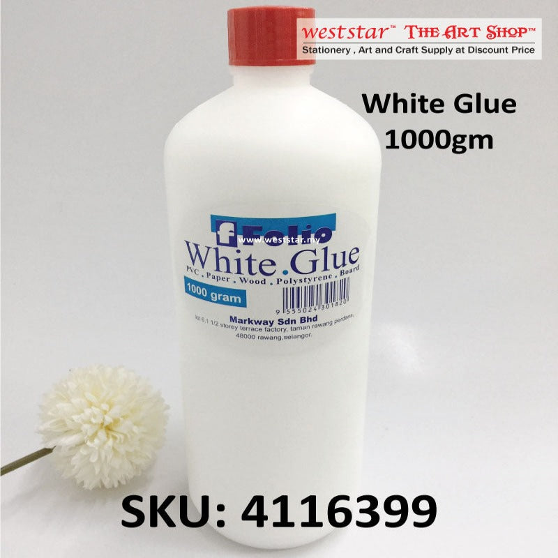 Folio White Glue 1000ml | All purpose glue