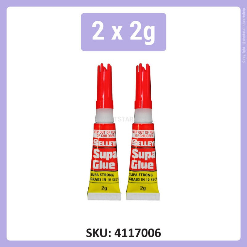 Selleys Supa Glue, Selleys Super Glue (2gm) *Twin Pack*