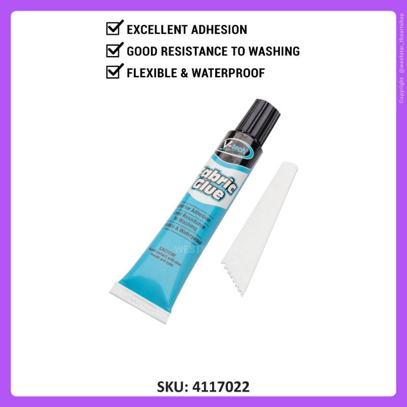 V-Tech Fabric Glue for Fabric VT136 (Flexible & Waterproof)