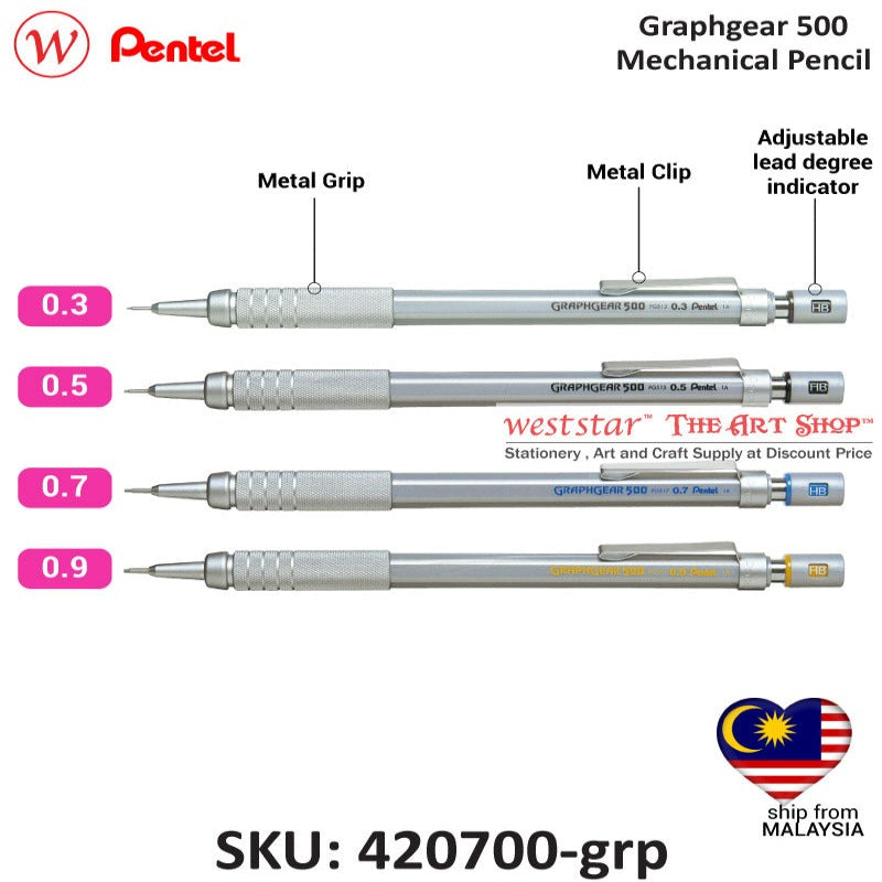 Pentel Graphgear 500 Drafting Pencil / Mechanical Pencil