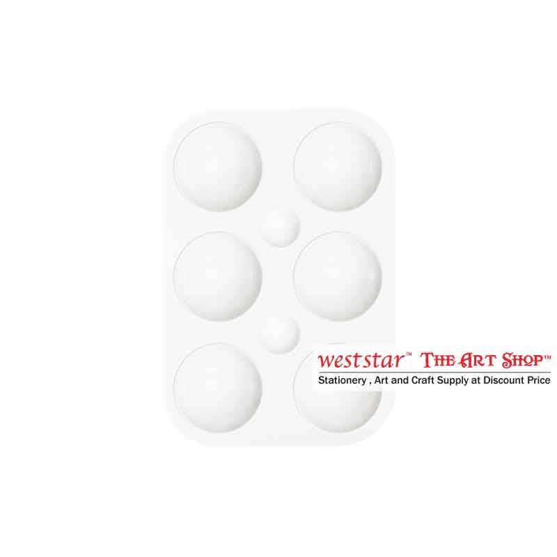 Mini Painting Palette - 6 holes