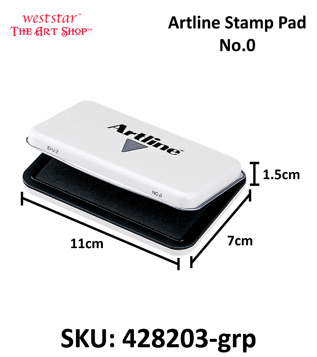 Artline Stamp Pad No.0 ( Medium )|grp