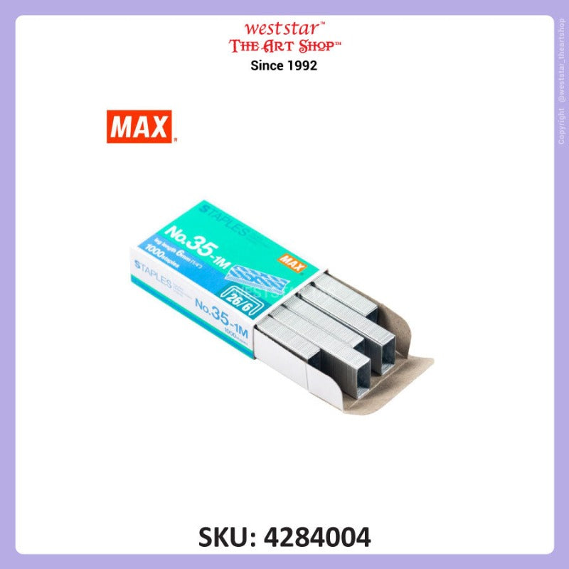 Max Staples No.35-1M , Stapler Bullet No.35