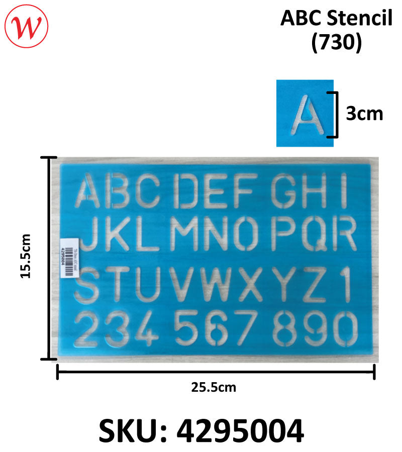 ABC Stencil - 730