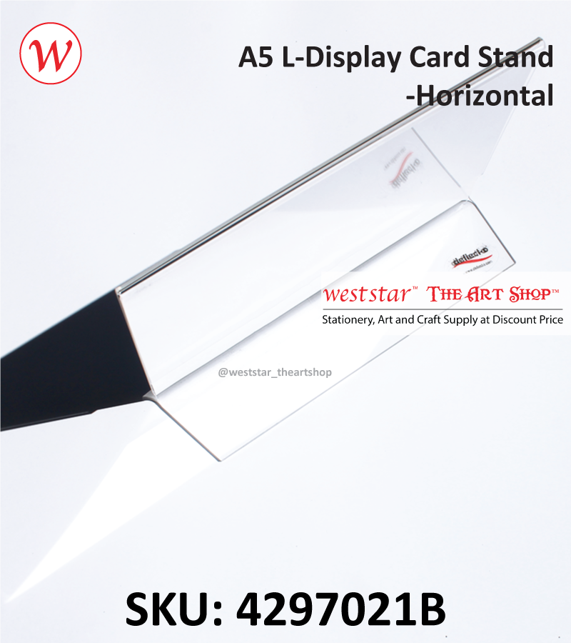A5 L-Display Card Stand -Horizontal
