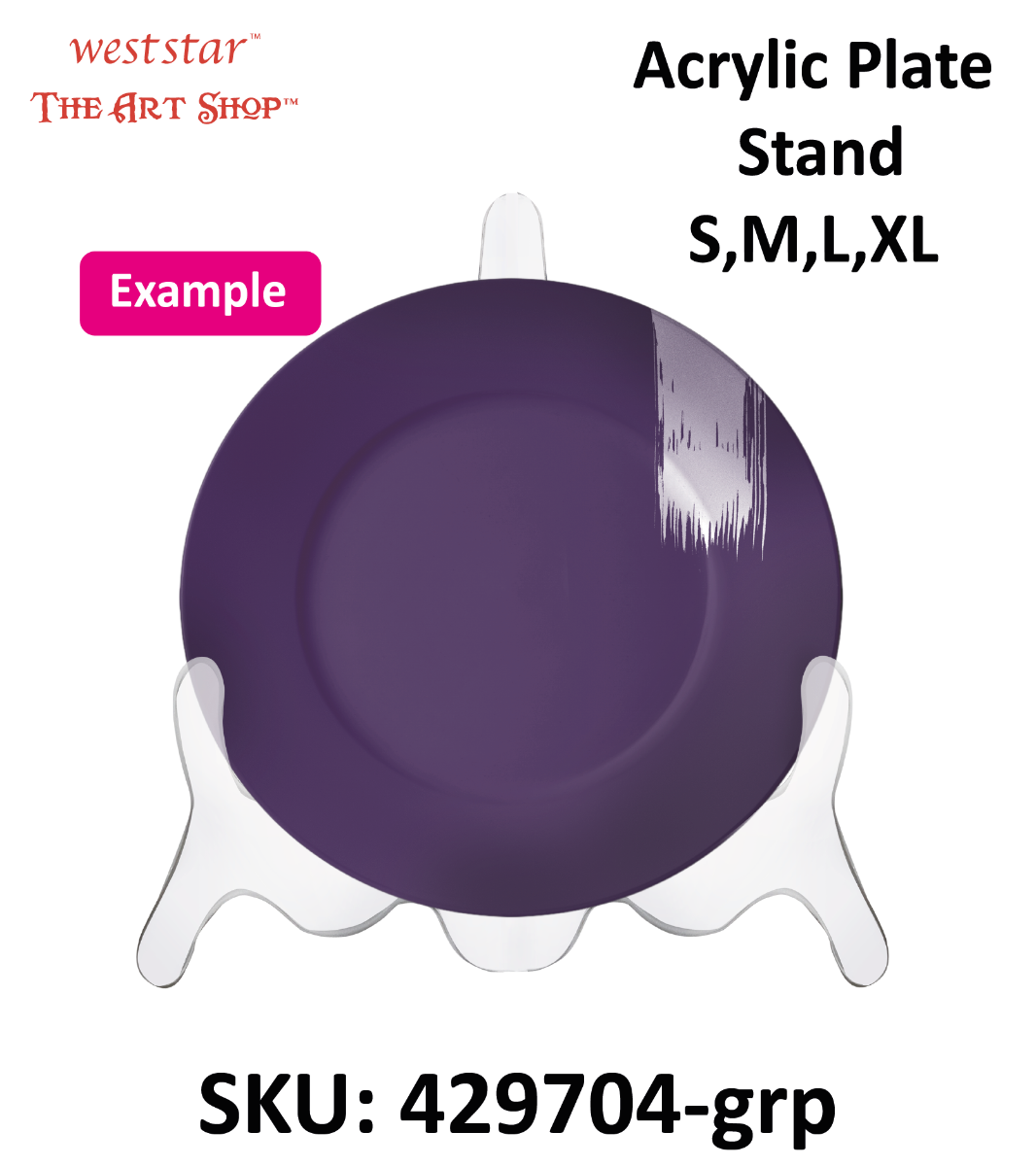 Acrylic Plate Stand 3mm | grp