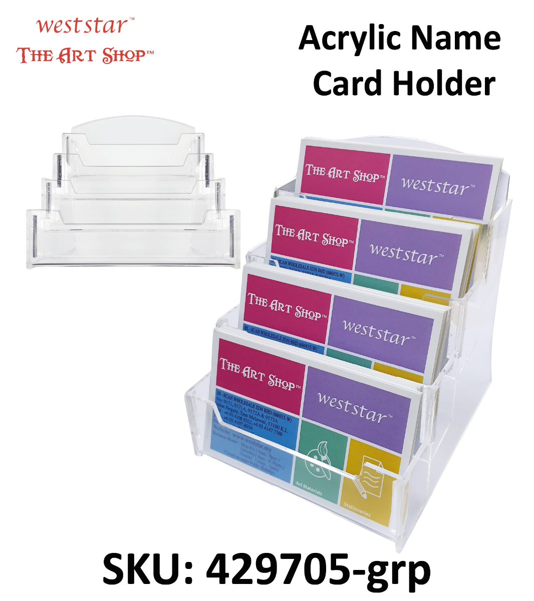 Acrylic Name Card Holder | grp