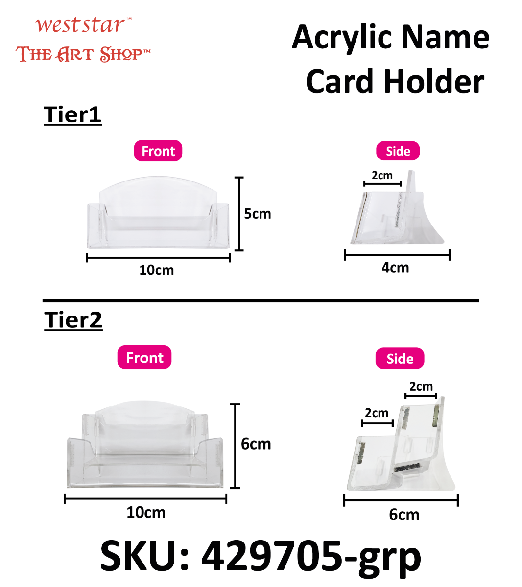 Acrylic Name Card Holder | grp