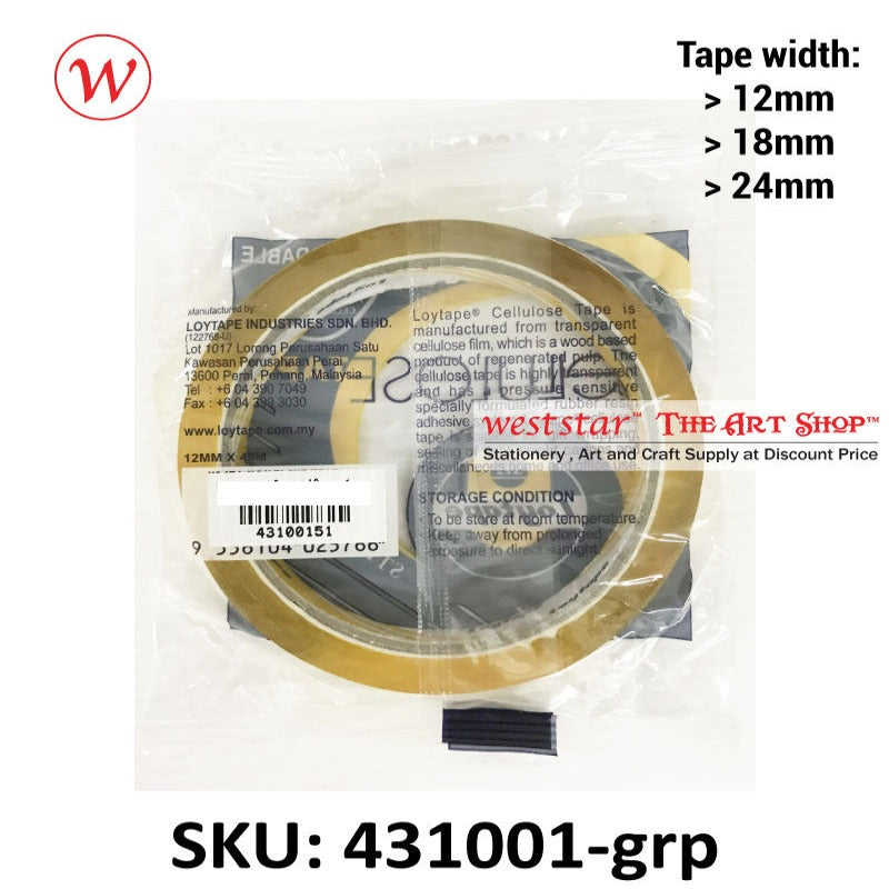 Loytape Cellulose Tape | Cellophane Tape