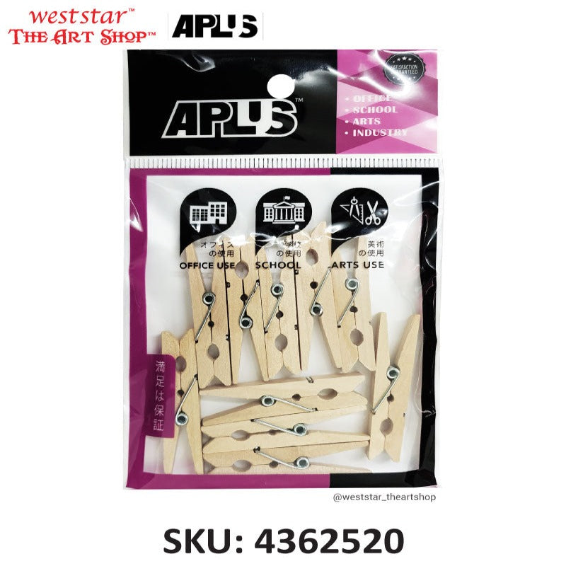 Small Plain Wooden Peg (10pcs/pkt) | 4.8cm