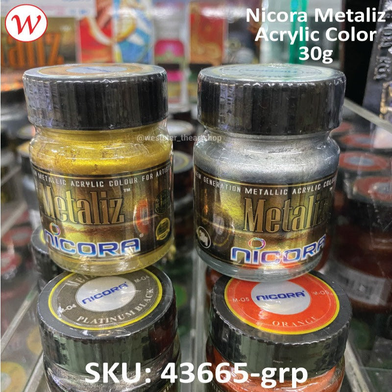 Nicora Metaliz Acrylic Color | 30g