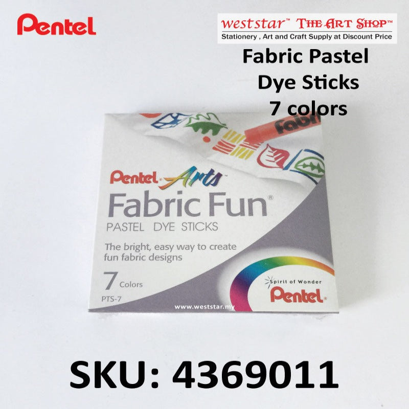 Pentel Pastel Dye Stick PTS-7 | For Fabric
