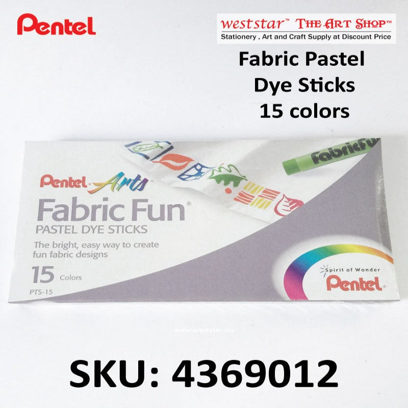 Pentel Pastel Dye Stick PTS-15 | For Fabric