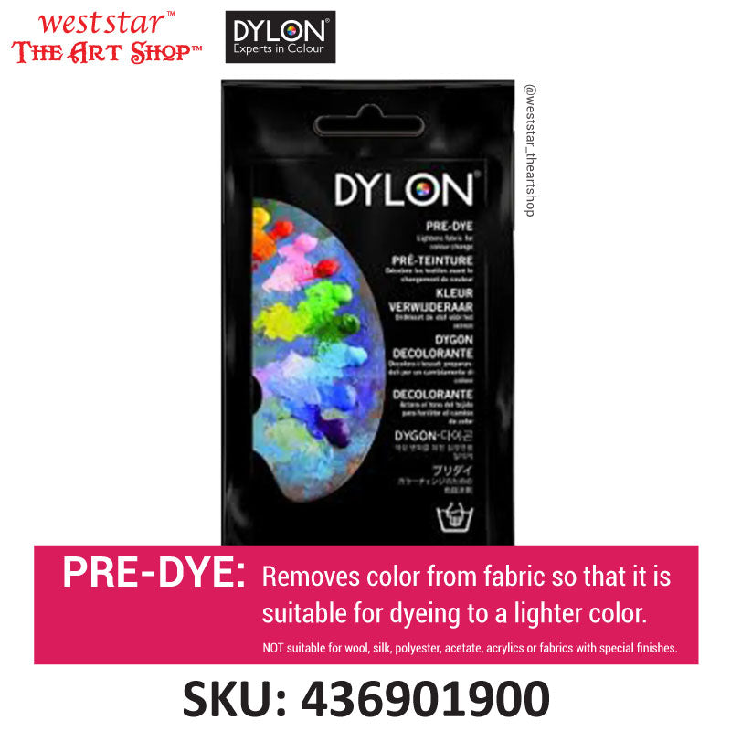 Dylon Pre-Dye for Fabric Hand Dye- 30g | #00