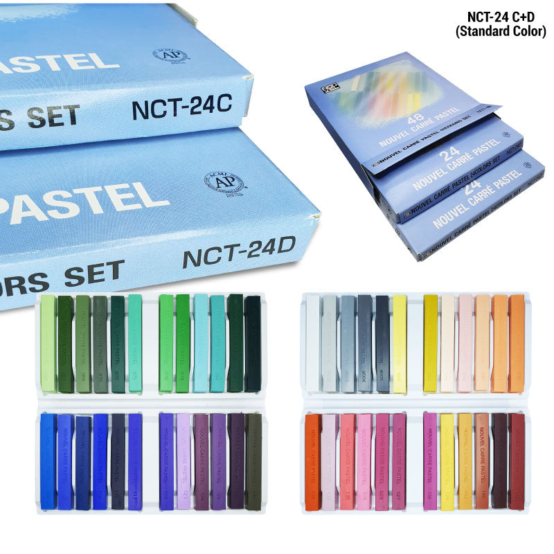 Sakura Nouvel Carre Pastel , Soft Pastel | 48 Colors