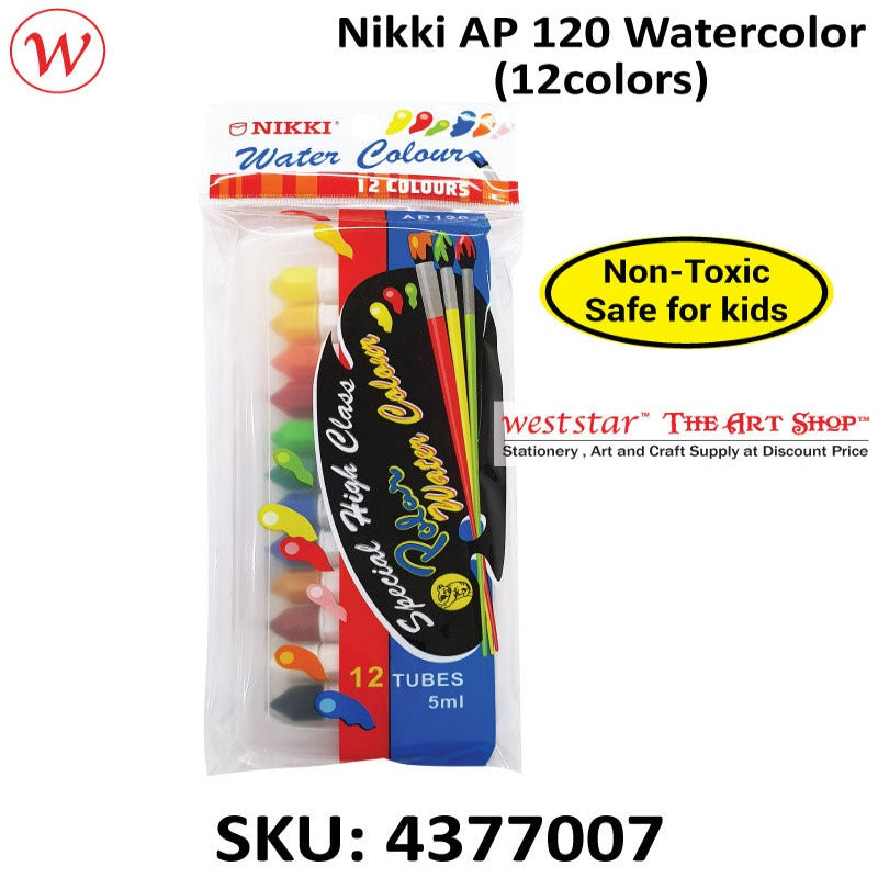 Nikki AP120 Water Colour | 12 colors