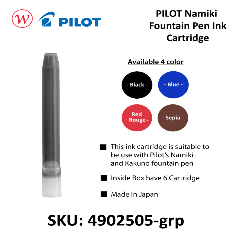 PILOT Namiki Fountain Pen Ink Cartridge