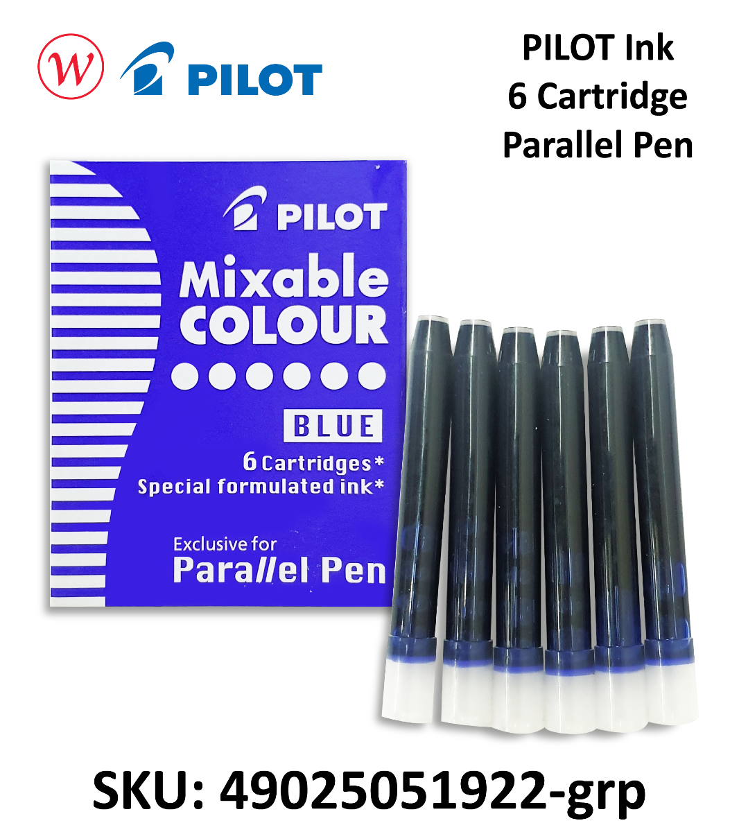 PILOT Ink Cartridge, Pilot Cartridge for Parallel Pen, Pilot Parallel Ink