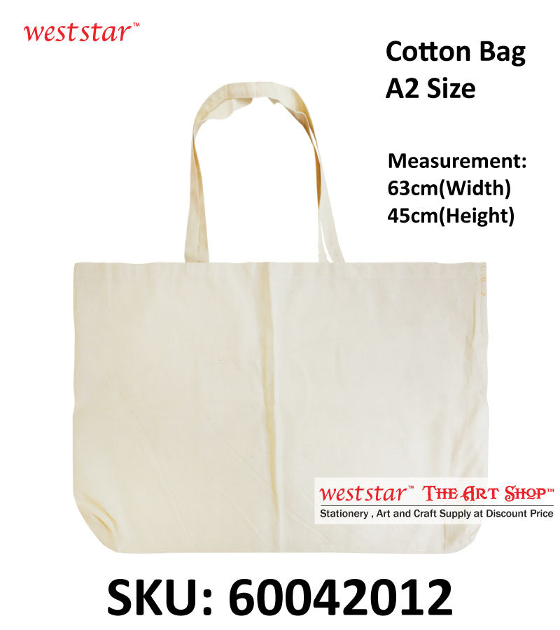 Cotton Shopping Bag, Cotton Tote Bag, Cotton Bag, Plain Tote Bag A4, A3, A2