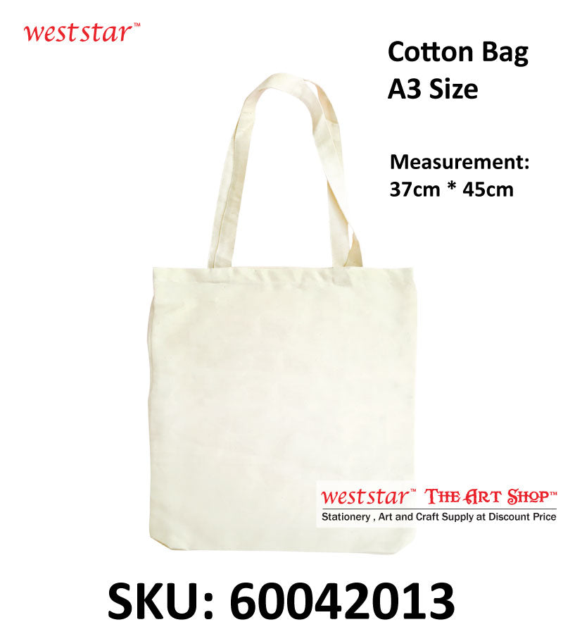 Cotton Shopping Bag, Cotton Tote Bag, Cotton Bag, Plain Tote Bag A4, A3, A2