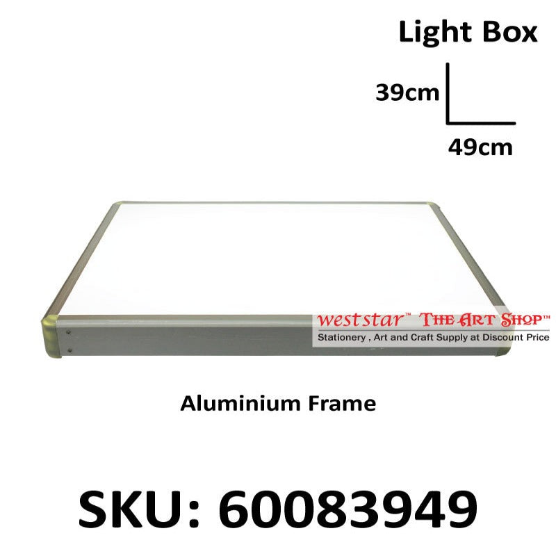Weststar Light Box 39cm*49cm Aluminium Frame