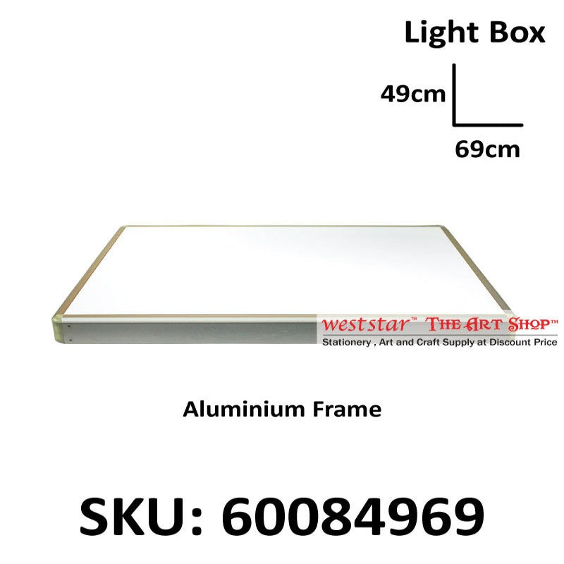 Weststar Light Box 49cm*69cm Aluminium Frame