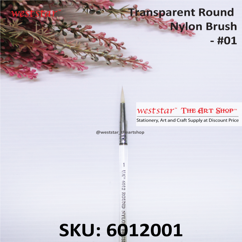 Weststar Transparent Round Nylon Brush