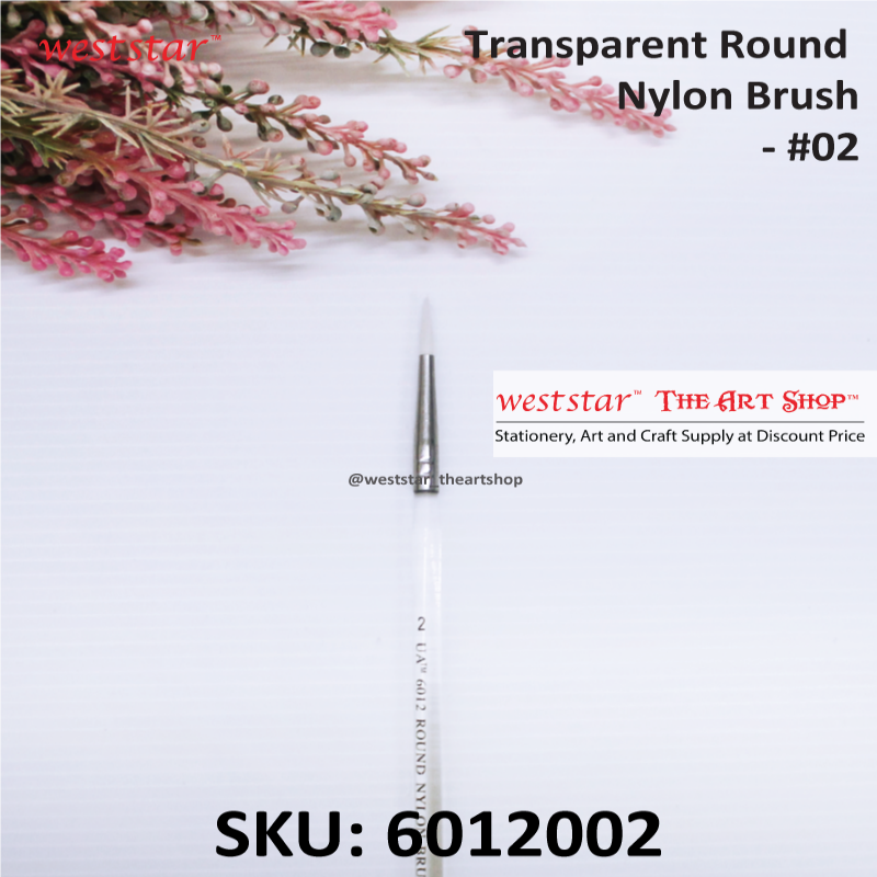 Weststar Transparent Round Nylon Brush