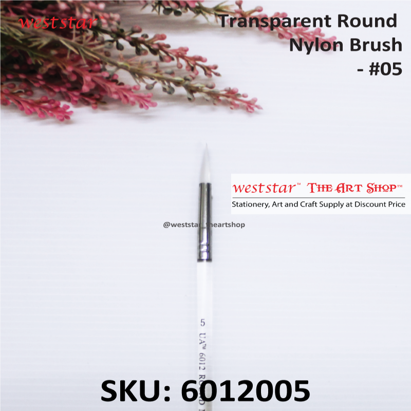 Weststar Transparent Round Nylon Brush