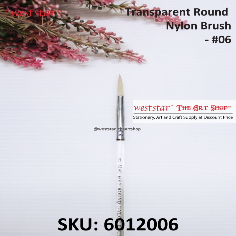 Weststar Transparent Round Nylon Brush