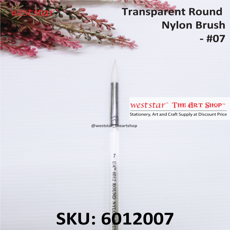 Weststar Transparent Round Nylon Brush